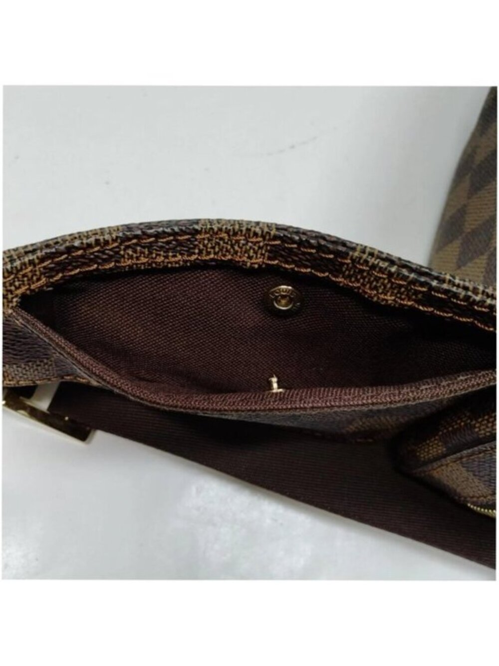 Authentic Louis Vuitton Geronimos Damier Ebene Sling Bag Crossbody Belt Bag - Picture 14 of 16